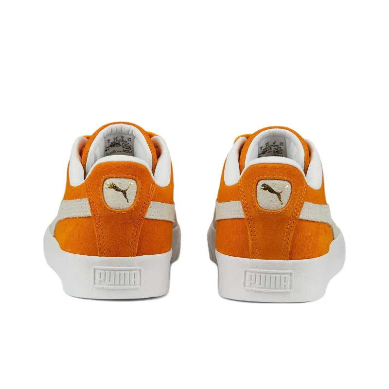PUMA Suede Vulc Classic Shoes 'Orange White'-3