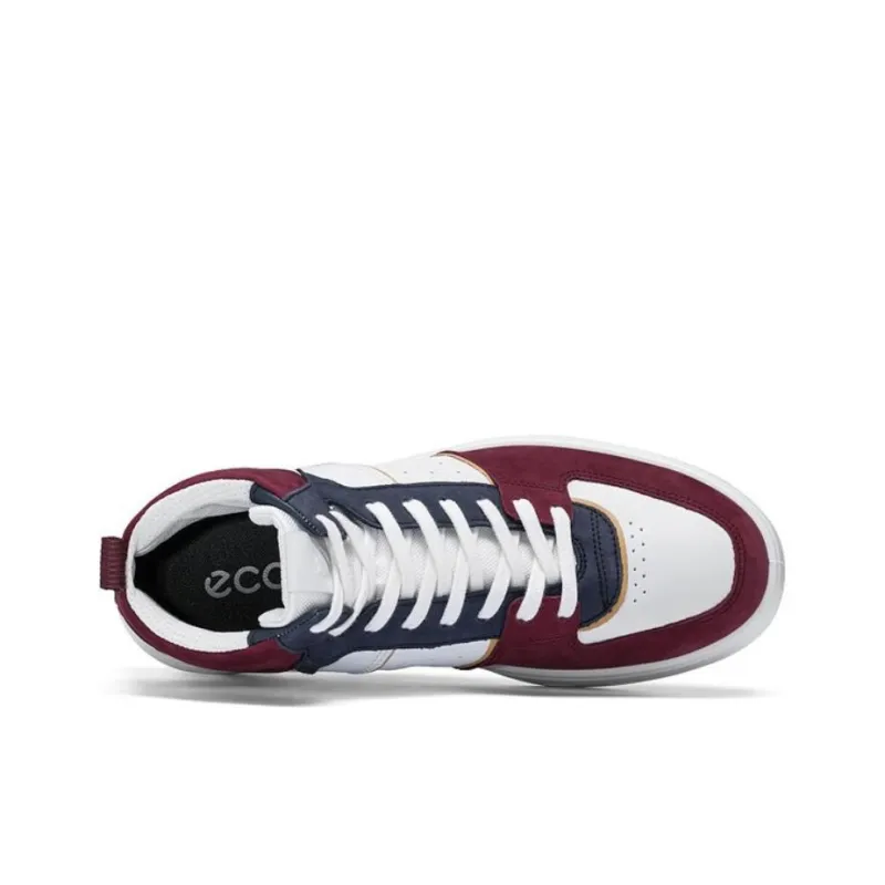 Ecco Street 720 Series Casual Skateboard Shoes Dark Burgundy-3