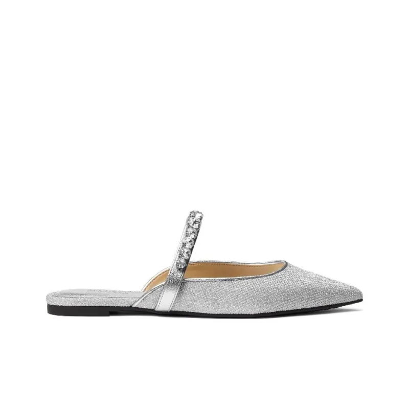 Michael Kors Pointed-toe Crystal-embellished Mules-1