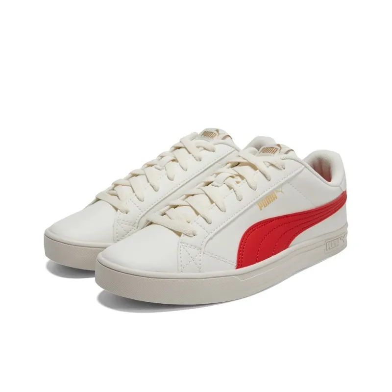PUMA Smash Vulc V3 Lo 'White Red'-2