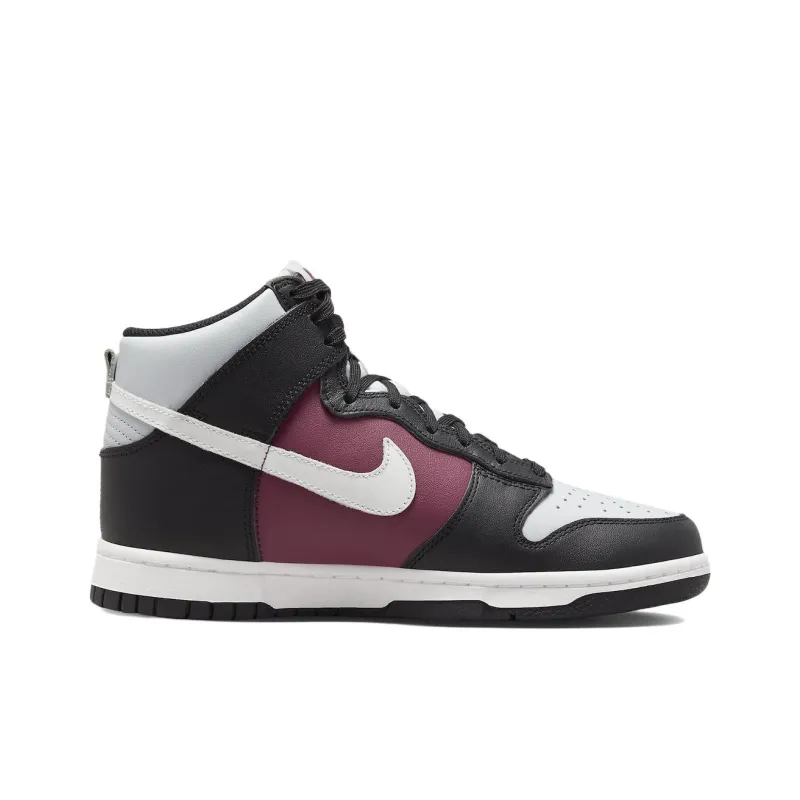 Nike Dunk High Black Rosewood Pure Platinum Women's-1