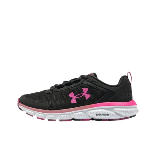 Under Armour Charged Assert 9 Running Shoes Women's Low-Top Black/Pink