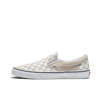 Slip On Classic Vans 'Checkerboard French Oak'