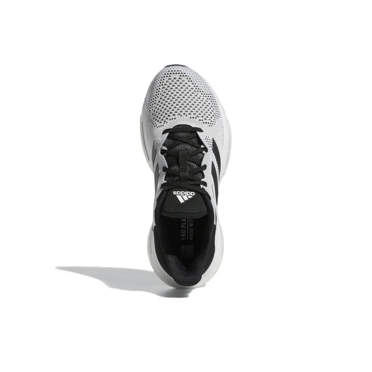 Adidas Solar Glide 5 Anti-Slip And Wear-Resistant Breathable Low-Top Running Shoes Women's Gray Black-4