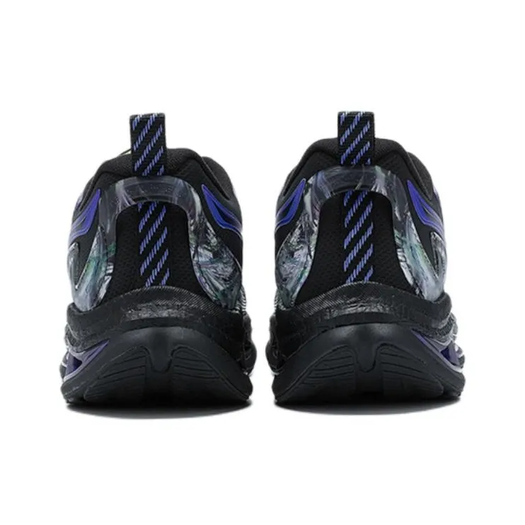 XTEP Wind & Fire 26th Generation Dynamic Foam Running Shoes Men's Black Blue Green-2