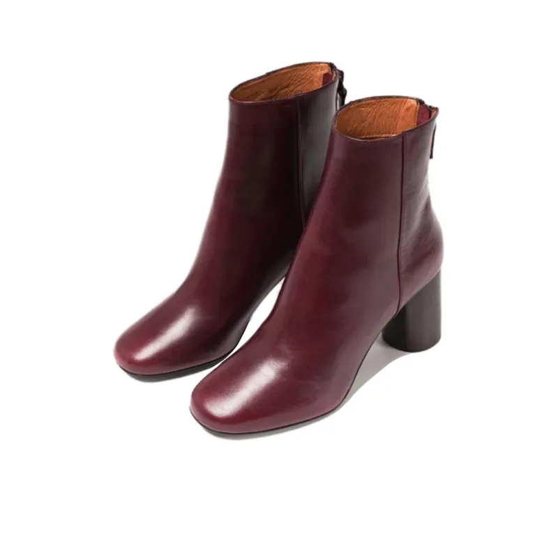 Sandro Ankle Boots Women's Fuchsia-2