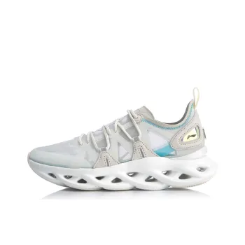 LiNing Li Ning Arc Low-Top Running Shoes Men's Pearl White