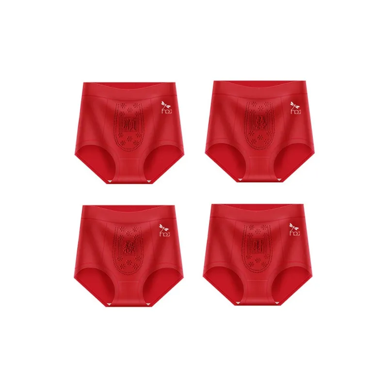 RED DRAGONFLY Cotton Panties Women's 4 Pack Box-9