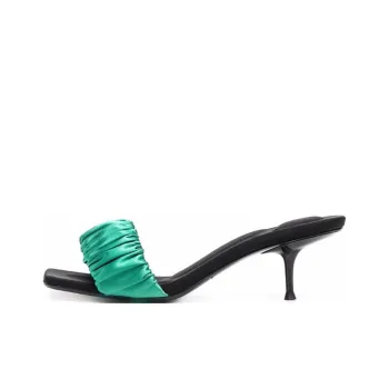 Alexander Wang Jessie Slide Slippers Women's Black Green