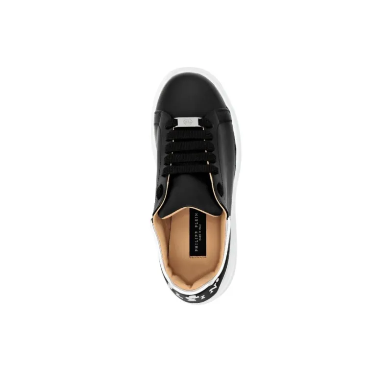 PHILIPP PLEIN Lace-up Leather Sneakers-3
