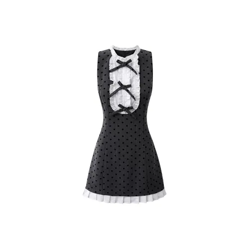 ZUKIZUKI Sleeveless Dresses Women's Black