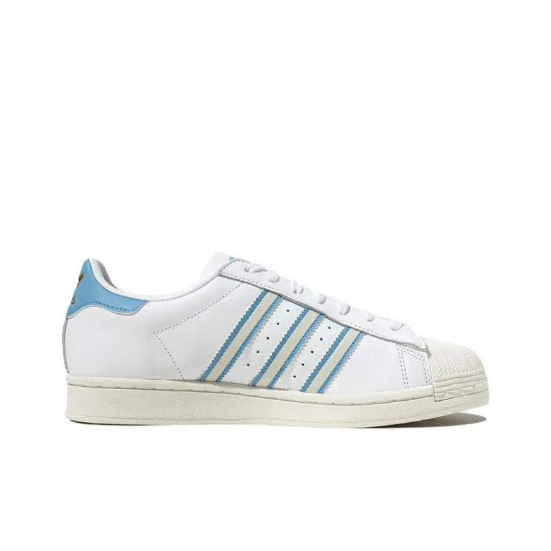 Adidas Originals Superstar Shoes 'Off White Light Blue'-1