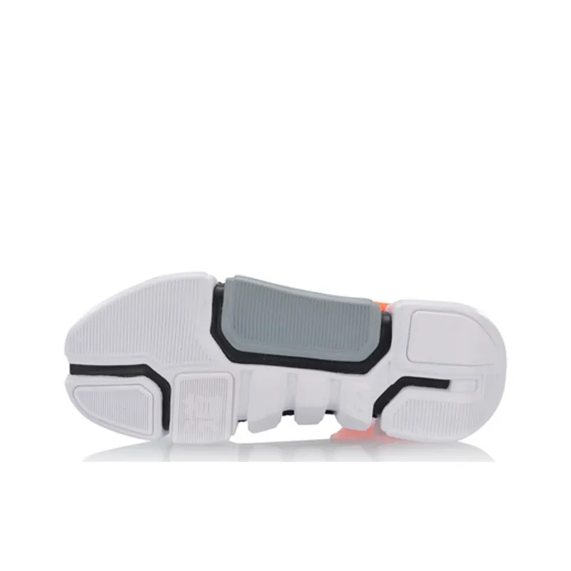 LiNing Essence 2 Wmns Sock-Like Casual Sport Shoes - Black/Orange/White | Stock Clearance-4
