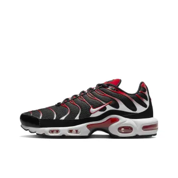 Nike Air Max Plus Black White University Red