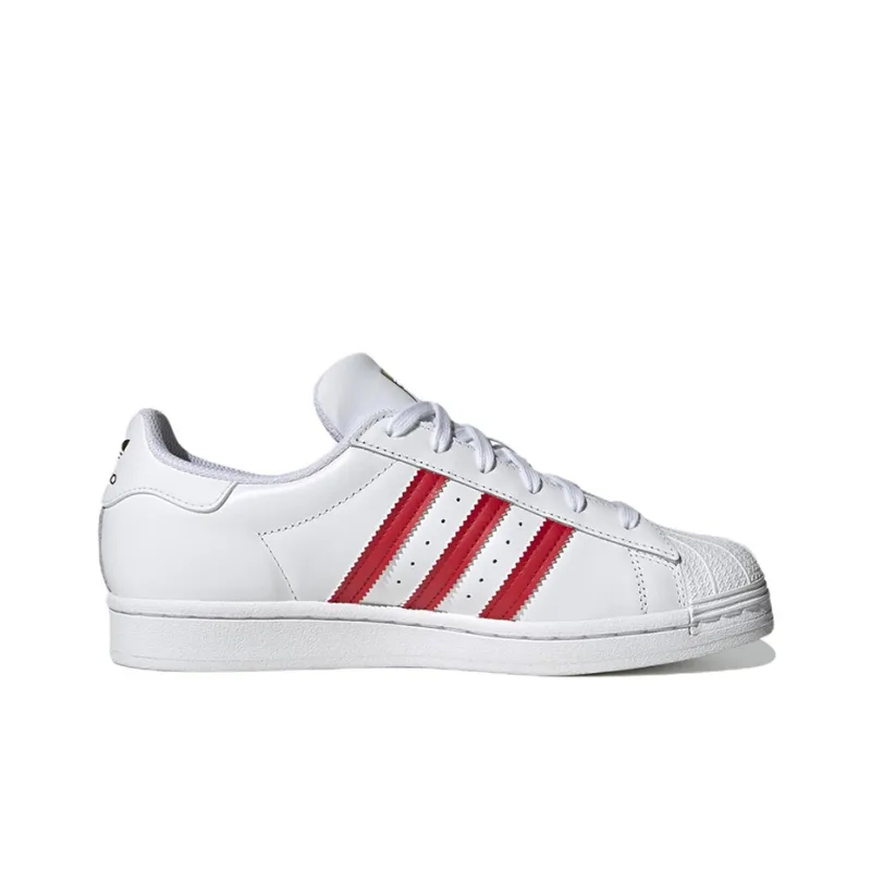 Adidas Superstar White Better Scarlet Gold Women's-1