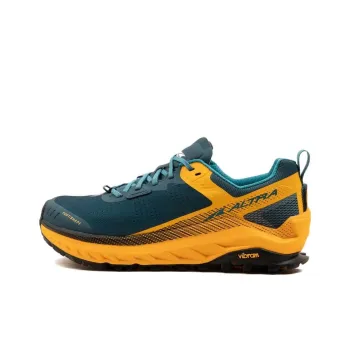 Altra Olympus 4.0 Cushioned Wear-Resistant Breathable Low-Top Running Shoes Yellow Blue