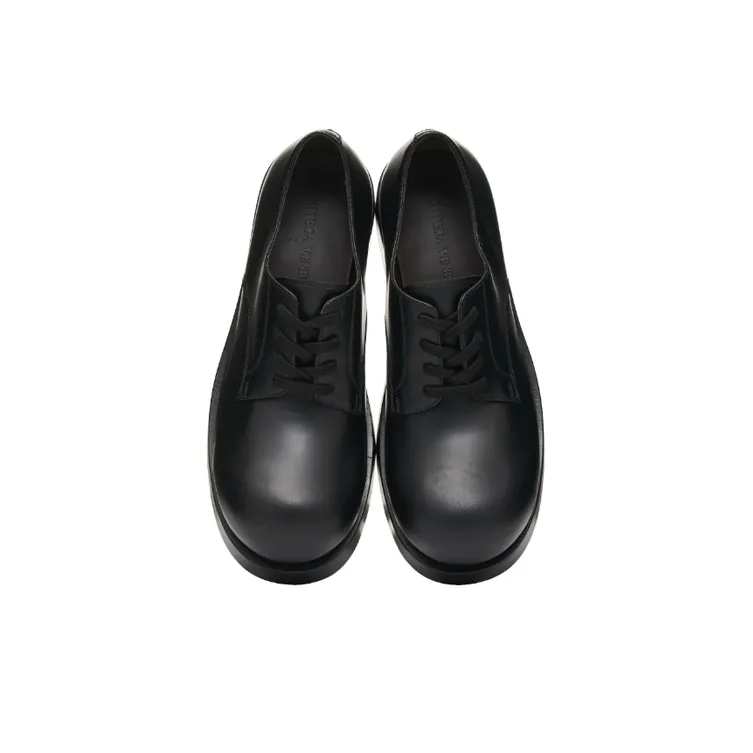 Bottega Veneta Lug Casual Shoes Men's Black-4