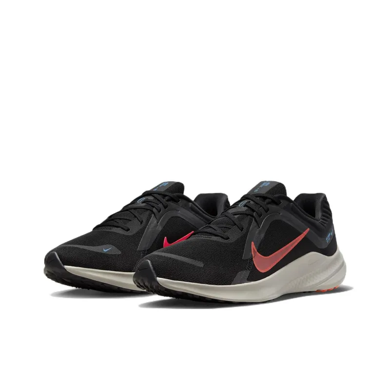 Nike Quest 5 'Black Bright Crimson'-2