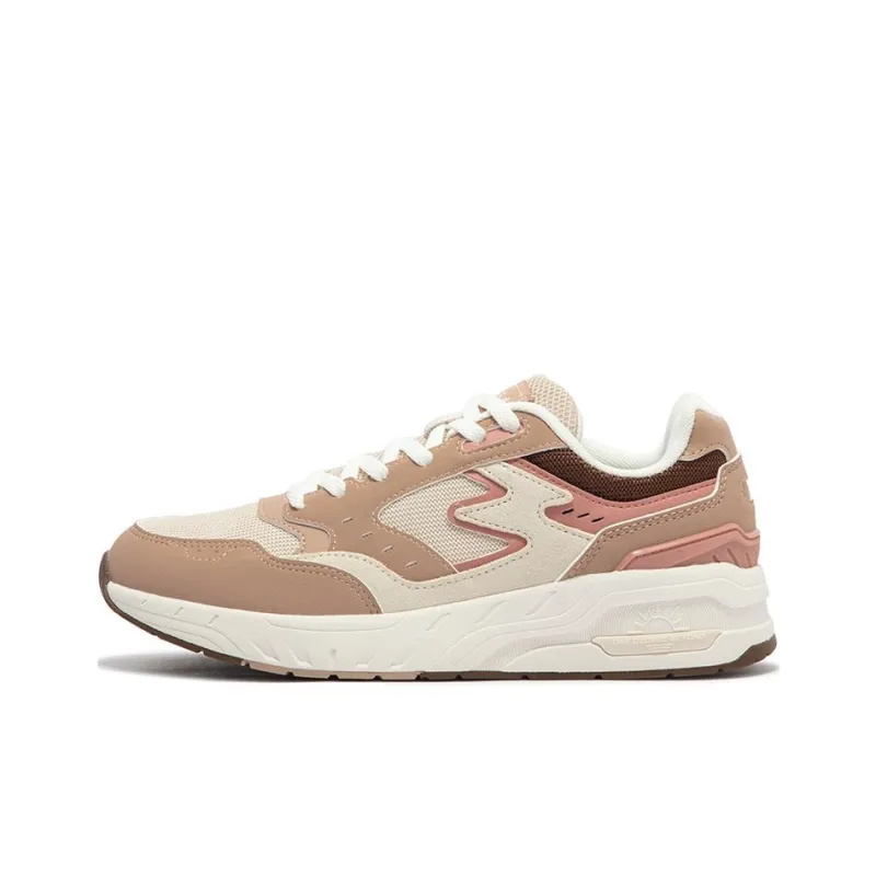 361° Wear-Resistant Low-Top Casual Shoes Women's Pink Umber-0