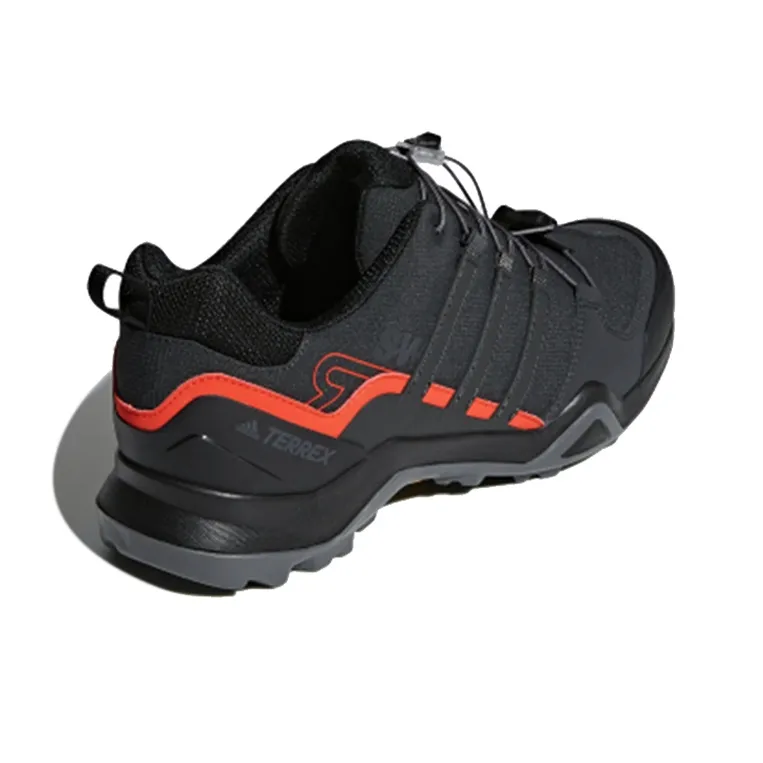 Adidas Terrex Swift R2 Breathable Low-Top Trekking Shoes Men's Black Red-3