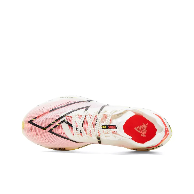 PEAK UP30 3.0 Elite Running Shoes Men Low Top Light White Red-3