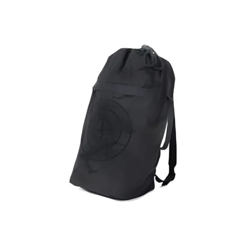 Supreme Stone Island Collaboration SS19 Polyester Travel Bag Backpack Regular Unisex Black-1