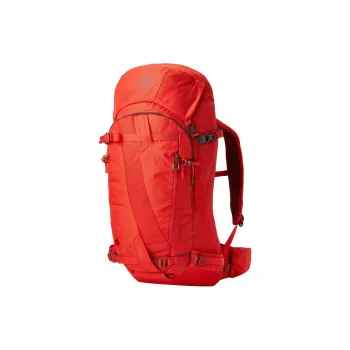 GREGORY Nylon Outdoor Hiking Bag Backpacks Unisex Lava Red