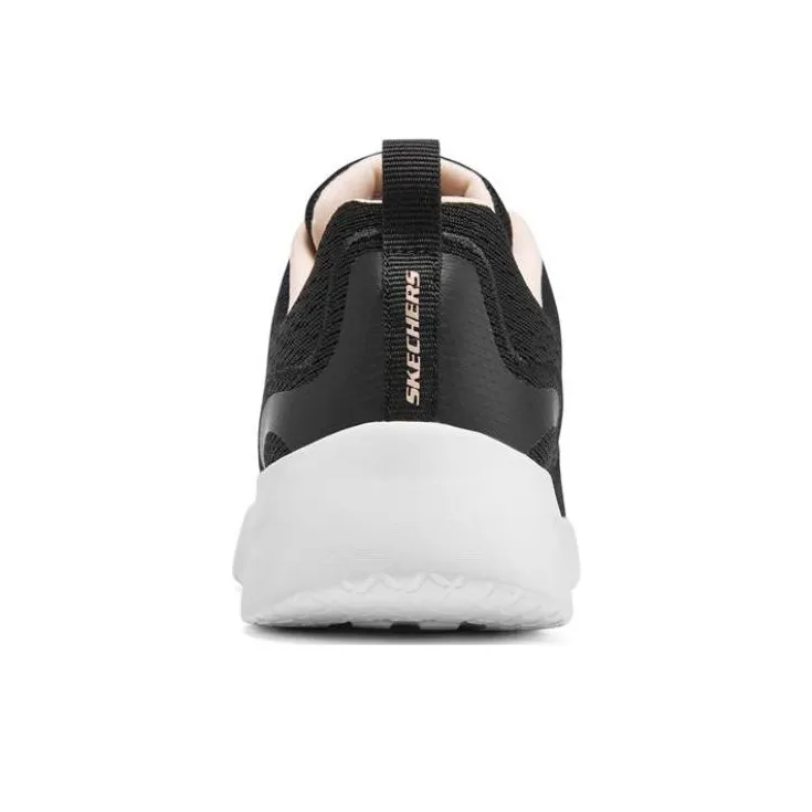 Skechers Dynamight 2.0 Collection 2.0 Breathable And Lightweight Low Top Casual Shoes Women's Black Pink-3