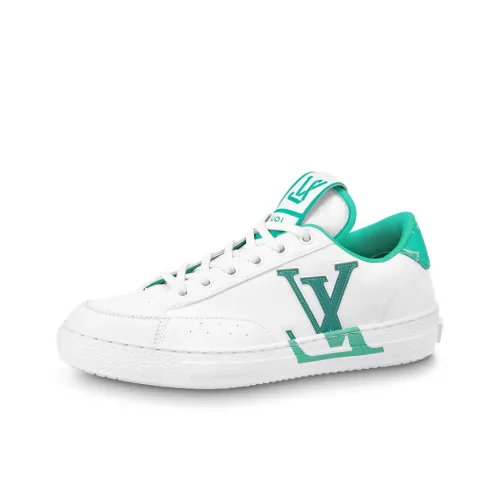 LOUIS VUITTON Charlie Skateboard Shoes Women's Low-Top White/Green