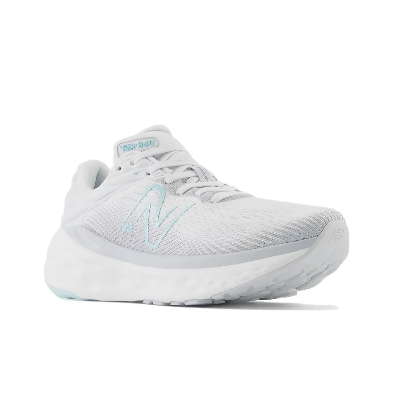 New Balance Fresh Foam X 840v1 Cushioning Wear Resistant Low Top Running Shoes Women's Gray White-2