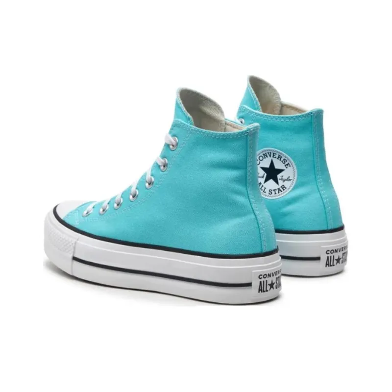 Converse Chuck Taylor All Star Anti Slip Wear Resistant High Top Canvas Shoes Unisex Blue-3