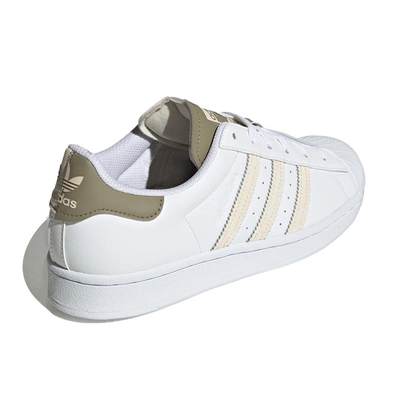 Adidas Originals Superstar White Olive Green Women s POIZON