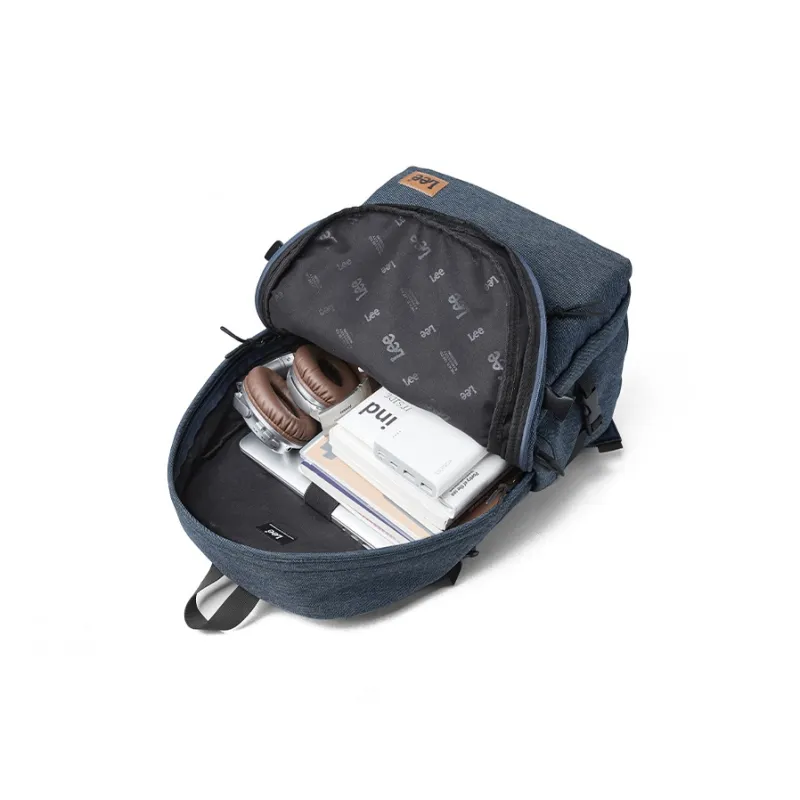 Lee Oxford With Polyester Backpack Regular Unisex Denim Blue-2