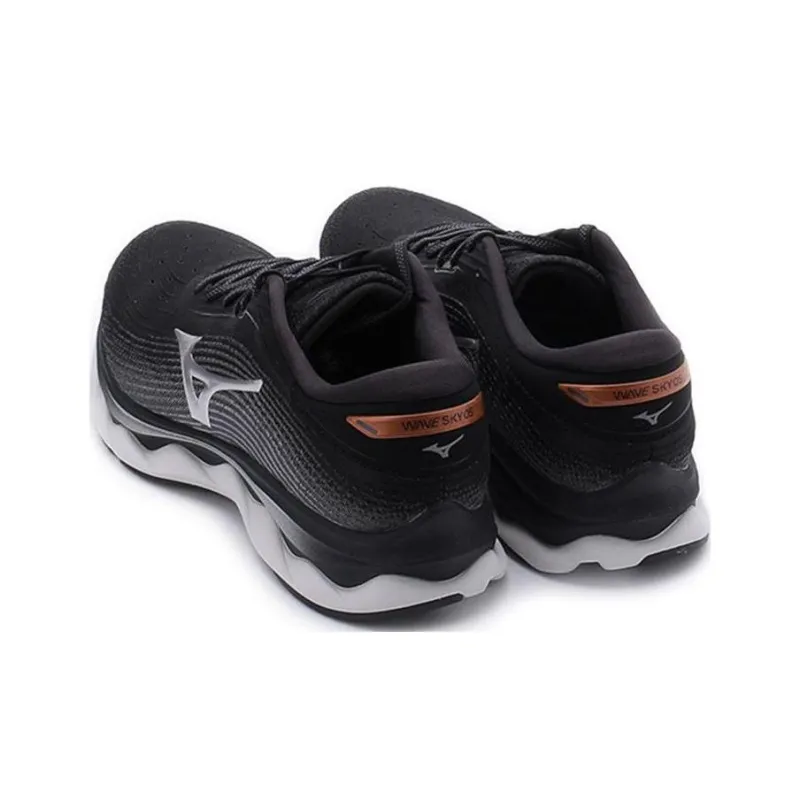 Mizuno Wave Sky 5 Wide 'Black White'-2