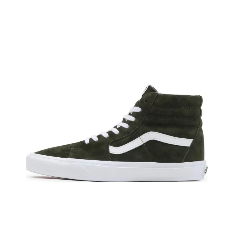 Vans SK8 HI Zamszowe Pig Suede Green-0