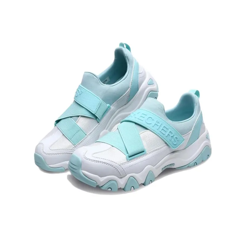 Skechers D'LITES 2.0 2.0 Cushioning Anti-Slip And Wear-Resistant Low-Top Sports Casual Shoes Women's Light Green-2