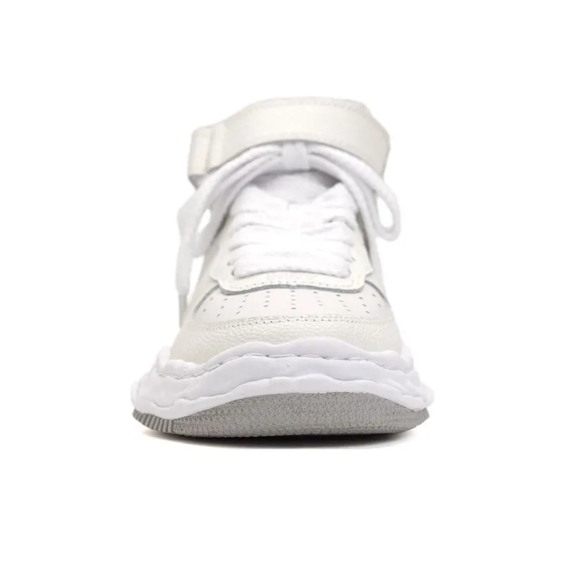 Maison MIHARA YASUHIRO Logo embroidered Leather Sneakers-1