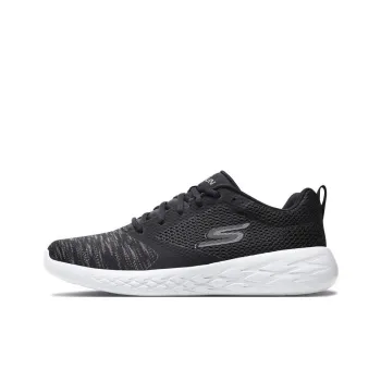 Skechers GO RUN 600 Cushioning Anti-Slip And Wear-Resistant Low-Top Running Shoes Black Gray Color