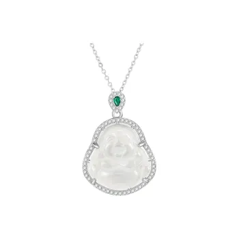 MAMADESHOUHU Chalcedony Jade Necklaces Women's