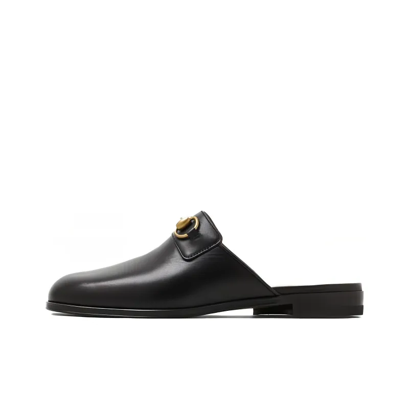 GUCCI Closed Toe Slippers Men's Black-0