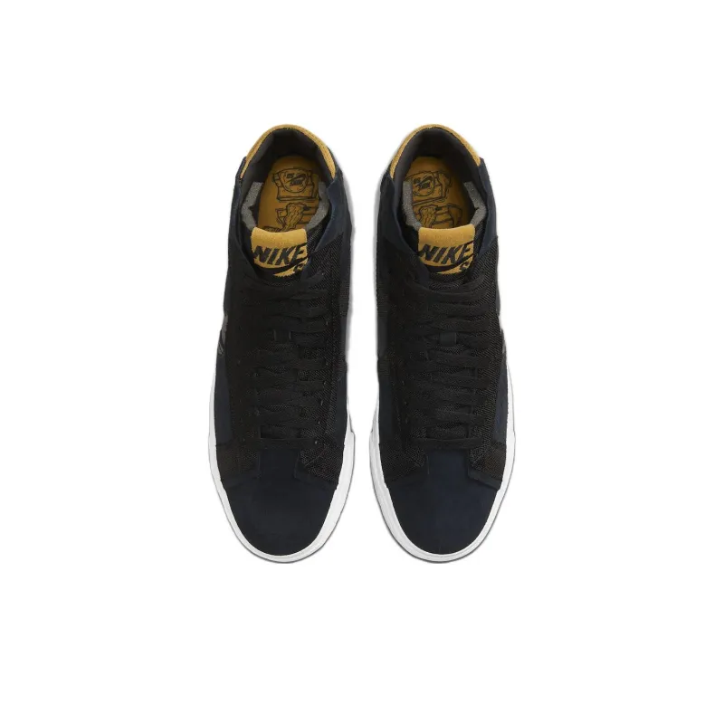 Nike Sb Zoom Blazer Mid Premium Black Patchwork-3
