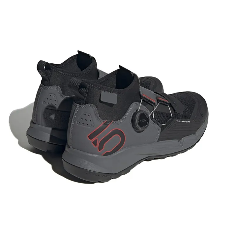 Adidas Five Ten Trailcross Pro Clip In Grey Core Black Red-3