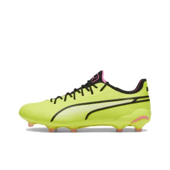 PUMA King Ultimate FG/AG Cleats 'Solar Yellow Black'