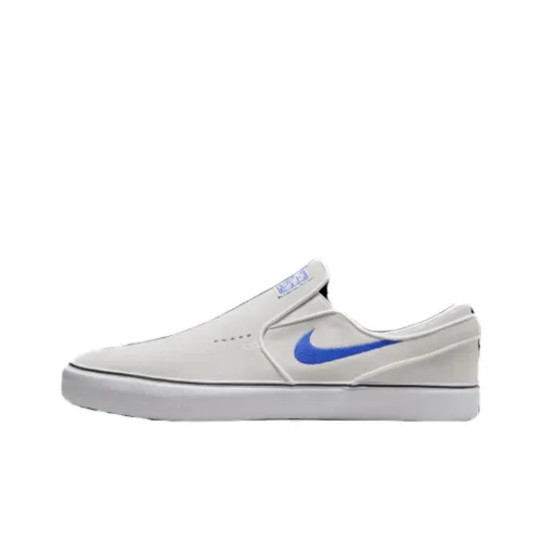 Nike SB Janoski+ Slip Skateboard Shoes Men Low-Top White