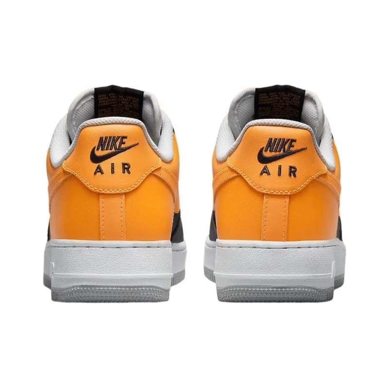 Nike Air Force 1 Low '07 Black Kumquat Light Smoke Grey-3