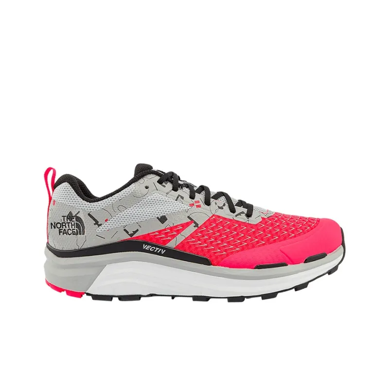 THE NORTH FACE Vectiv Enduris Ii Trail Running Shoes 'Tnf White Trail Marker Print With Brilliant Coral' Women's-1