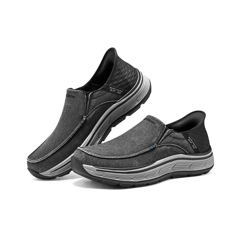 Skechers Slip ins Remaxed Fenick 'Grey Black'-3