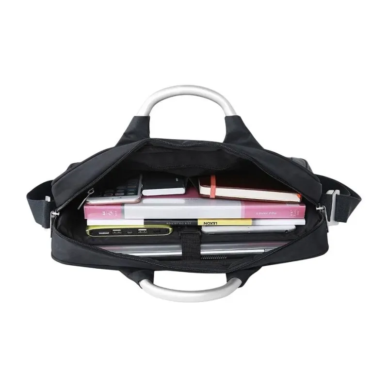 LEXON Polyester Laptop Bag Shoulder Bag Crossbody Bag Handbag Medium Size Men's Blue Black-5