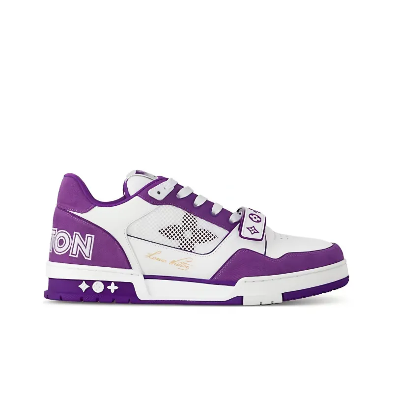 LOUIS VUITTON Lv Trainer 'White Violet'-1