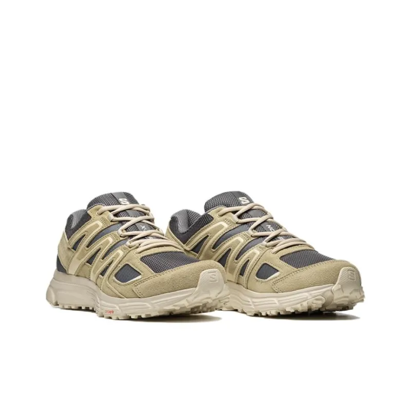 SALOMON X Mission 4 Suede 'Brwon Grey'-1